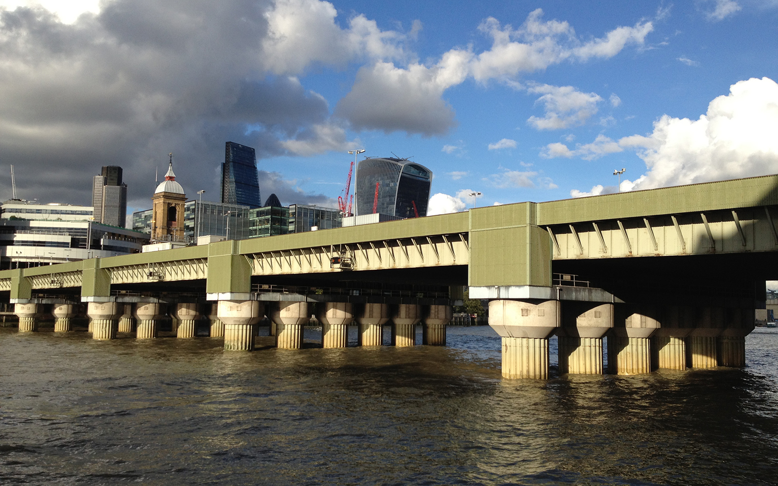 Cannon Street Railway Bridge 23 August 2015