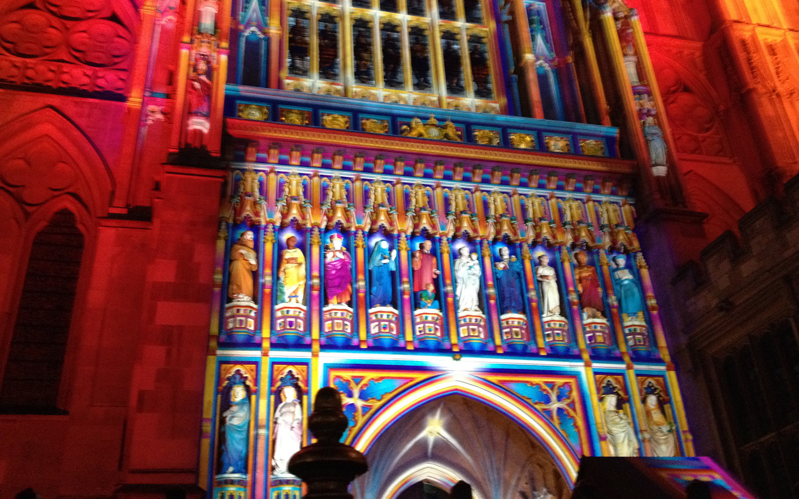Westminster Abbey, 17 January 2016, Lumiere